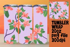 Pastel Boho Flower Pattern Sublimation Wrap Product Image 1