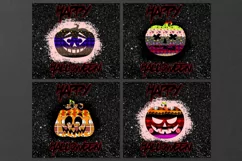 Halloween pumpkins | 18 SEAMLESS Skinny tumbler designs, JPG Product Image 5