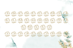 MeadowLine Split Monogram - Elegant Split Serif Font Product Image 4