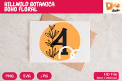 Hillwild Botanica Boho Floral Monogram Product Image 1