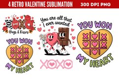 Retro Valentine Sublimation Bundle PNG Product Image 5