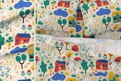 Farm Village Seamless Pattern Product Image 5