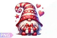 Valentine's Day Gnome Clipart - Gnome Sublimation PNG Design Product Image 1