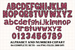 Mother's Day Alphabet clipart, mother’s day letters doodle Product Image 5