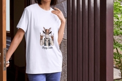 Western Easter Christian Bunny PNG Product Image 5