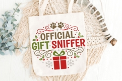 Official Gift Sniffer Svg, Christmas Dog Svg, Dog Lover Svg. Product Image 6