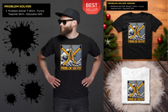 PROBLEM SOLVER Teacher Math Design Funny Educator Gift kids Product Image 3