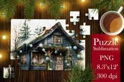 Christmas Puzzles PNG |Kids Puzzles Sublimation 3 Product Image 2