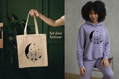 Lotus Svg, Floral Moon svg, Lotus flower png and svg Product Image 5