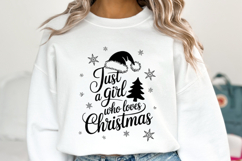 Just a girl who loves Christmas Svg | Christmas | Shirt Svg Product Image 5
