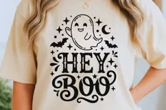 Hey Boo Svg, Funny Halloween Svg, Kids Halloween Svg. Product Image 6