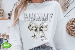 Floral Mommy Coquette Bow PNG | Mother's Day PNG Product Image 5