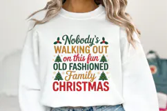 Old Fashioned Family Christmas Svg | Shirt Svg Product Image 5