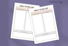 Daily To Do List Planner Template Canva - Editable Product Product Image 2
