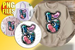 5 Doodle Letter Valentine Romantic Playful Heart! Product Image 1