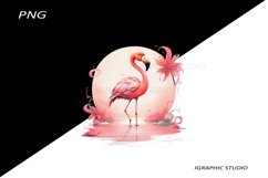 Pastel Bird Clipart, Bird Clipart, Flamingo clipart Product Image 1