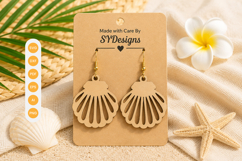 Summer Earrings Laser Cut SVG Bundle Product Image 6