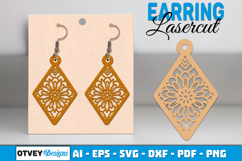 Mandala Earring Lasercut BUNDLES Product Image 2