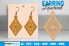 Mandala Earring Lasercut BUNDLES Product Image 4