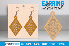 Mandala Earring Lasercut BUNDLES Product Image 6
