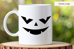 Creepy Jack O Lantern Face SVG Product Image 5