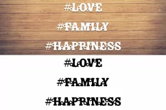 Wedding Hashtags SVG. Love SVG. Family SVG. Happiness SVG Product Image 6