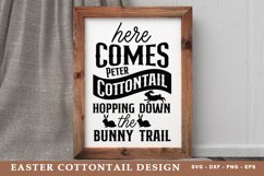 Vintage Cottontail SVG Bundle - Easter Bunny SVG Product Image 5