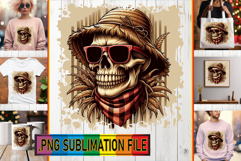 Fun Tote Bag Ideas PNG, Skull Product Image 1