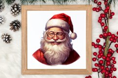 Vintage Black Santa Claus Sublimation Clipart, Santa PNG Product Image 4