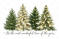 It's The Most Wonderful Time Of The Year PNG, Christmas Tree Product Image 1