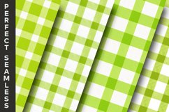 Lime Gingham Digital Papers 16 Variations Product Image 5
