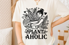 Plantaholic Svg, Plant Lover Svg, Funny Gardener Svg. Product Image 6