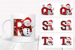 Christmas Letters Mug Bundle. Christmas Mug Sublimation Product Image 6