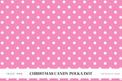 Christmas Candy Polka Dot Digital Patterns Product Image 7