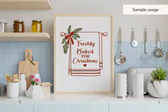 Christmas Baking SVG, Christmas Kitchen Cut File Product Image 5