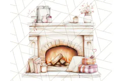Cozy Book Lover Clipart PNG, Aesthetic Reading Graphics Product Image 5