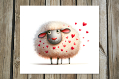 Valentine sheep | 4 love Skinny tumbler designs Product Image 5