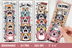 Dramatic Animals Bookmark Sublimation Product Image 1