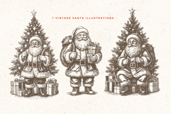 Vintage Christmas Clipart Bundle Product Image 5