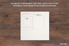 Sticky Note Pad Holder SVG Bundle | Glowforge | Gift Product Image 5