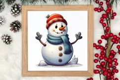 Funny Snowman Sublimation Clipart, Christmas PNG Product Image 4