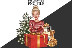 Christmas motivational women png design for T-shirts Product Image 2
