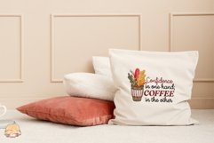 Retro Coffee Quotes Sublimation PNG 05 Product Image 5