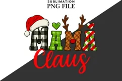 Mama Claus png design for T-shirts Product Image 2