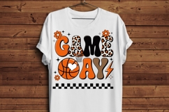 Game Day Basketball Sublimation Design | Leopard Print Game Product Image 4