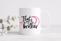 Softball brother svg, softball shirt svg, softball svg Product Image 4
