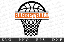Basketball Monogram SVG | SVG Cut files | Cricut Product Image 1