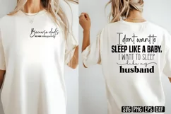 I don't want to sleep like a baby SVG Product Image 2
