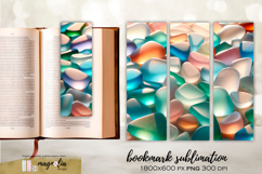 BEACH GLASS | pastel color Bookmark design png Product Image 1