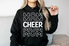 Cheer Mom SVG, Cheer Mom Stacked SVG, Cheer Mom Life SVG Product Image 3